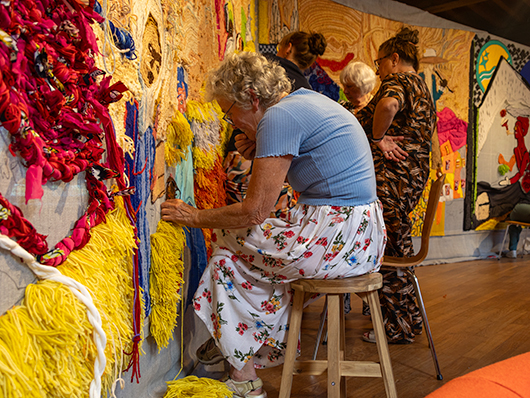 workshop wandkleed slavernijverleden Limburg